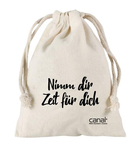Geschenk-Beutel "Nimm dir Zeit", 25 x 30 cm