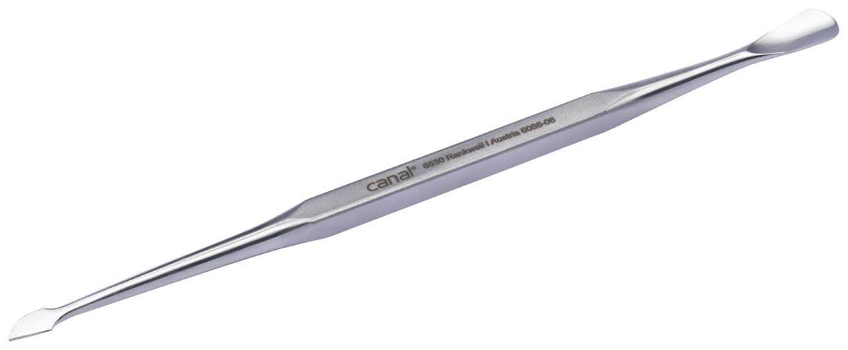 cuticle pusher and cuticle knife stainless, 12 cm