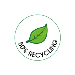 Design Sandblattfeile, 50% recycelter Kunststoff