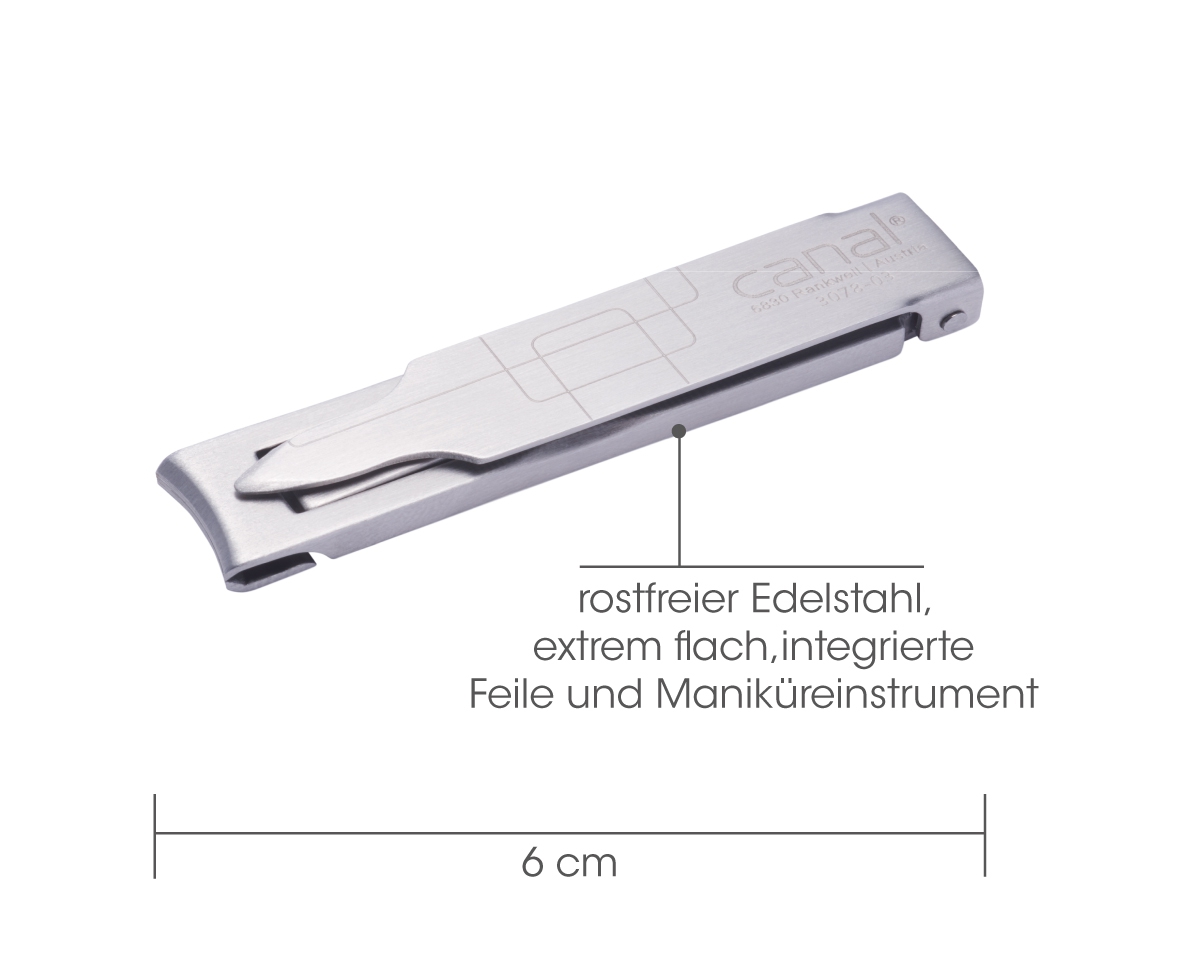 Nagelknipser 3-in-1 rostfrei