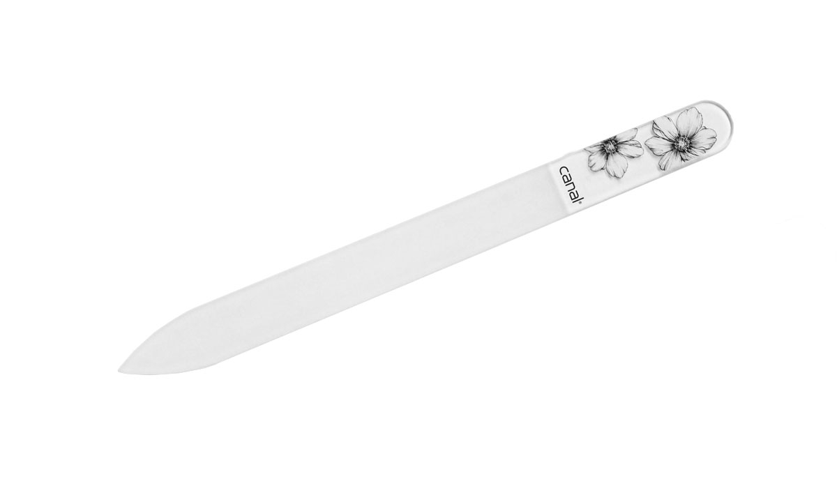 glass nail file flower, 14 cm