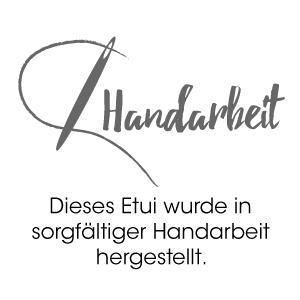 Maniküre-Etui aus Filz "Herz", 3-teilig