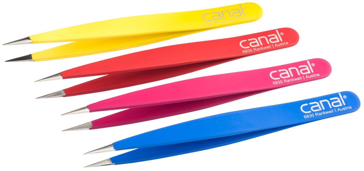 Splinter tweezers 12+1, coloured