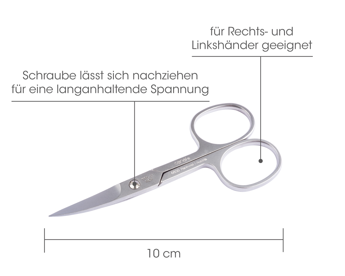 toe nail scissors curved stainless