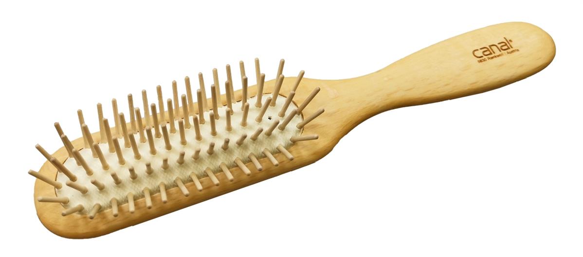 Haarbürste mit Holzstiften
