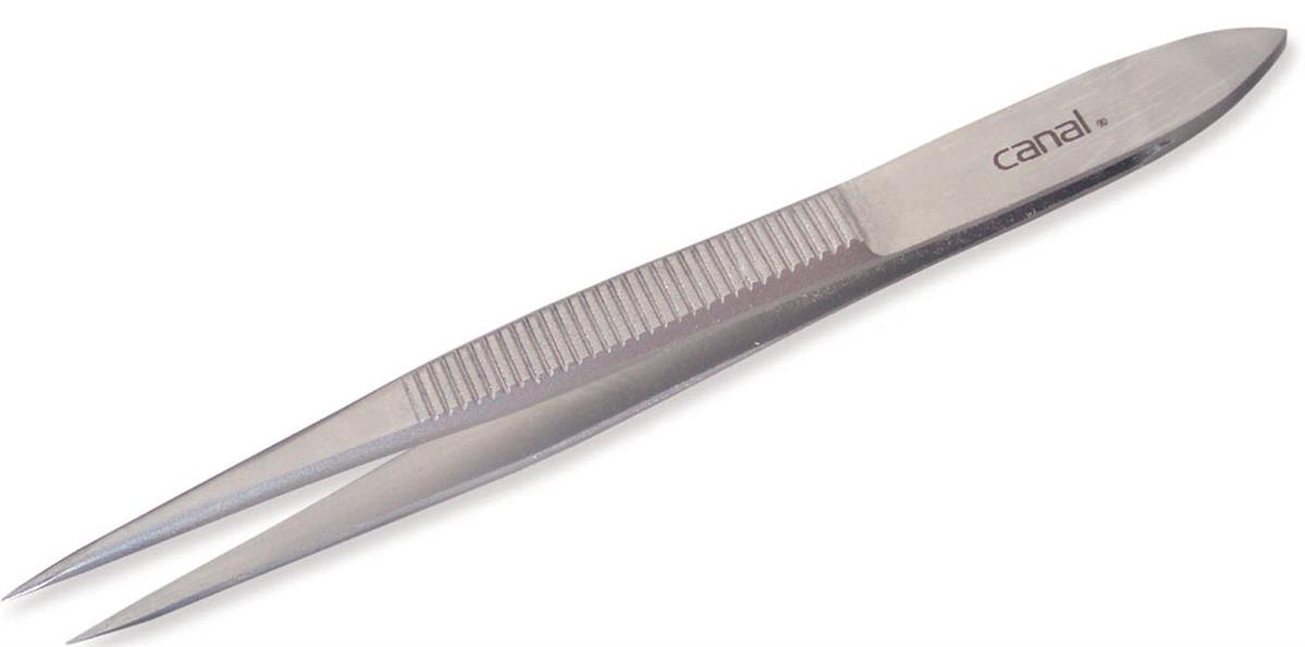 Stainless steel splinter tweezers