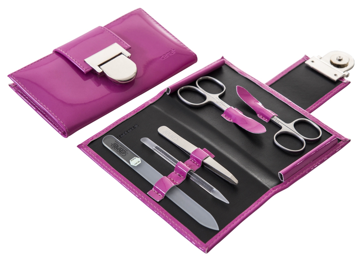 manicure case with 5 instruments